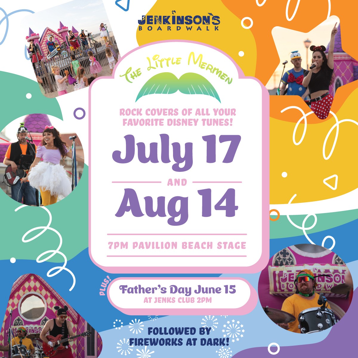 the little mermen at jenkinsons boardwalk