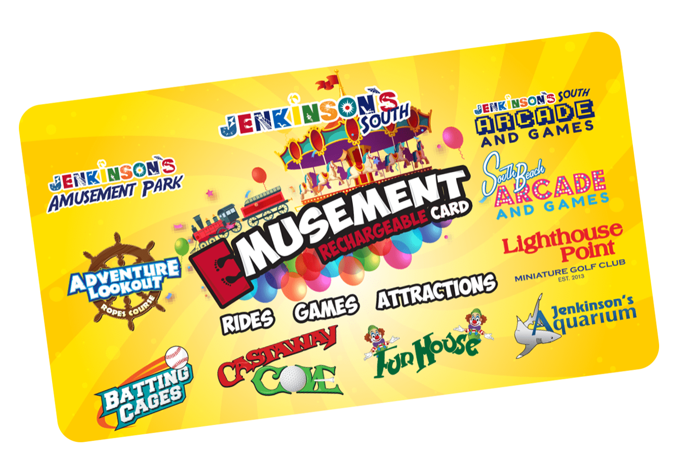 An image of the Jenkinson's emusement card